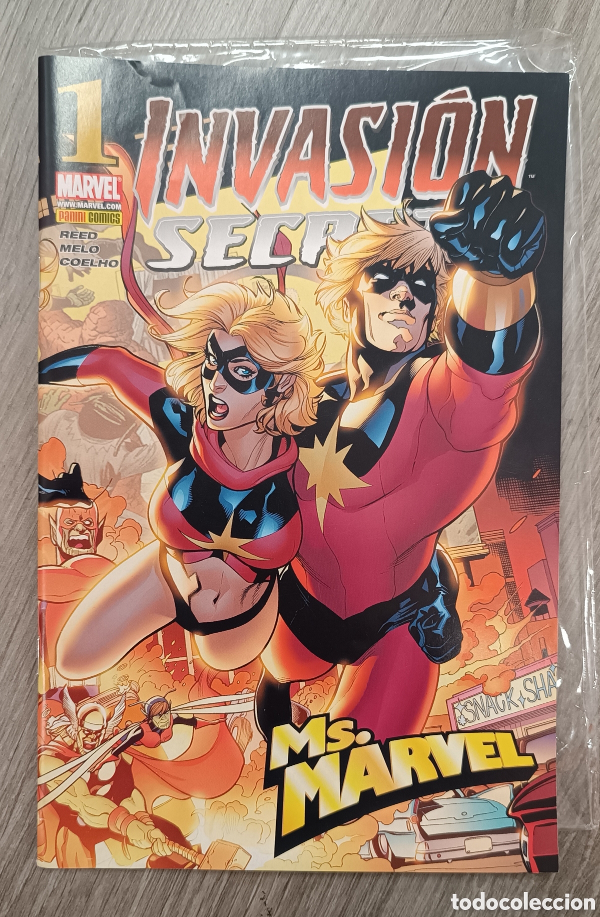 C&oacute;mics: Ms. Marvel: Invasi&oacute;n Secreta (2009) n&uacute;m. 1 - Foto 1