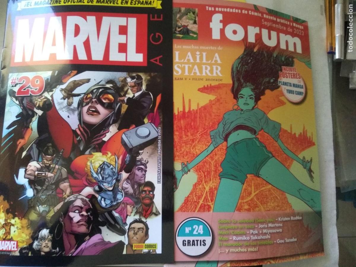 C&oacute;mics: MARVEL AGE # 29 + revista Forum # 24 - Foto 1