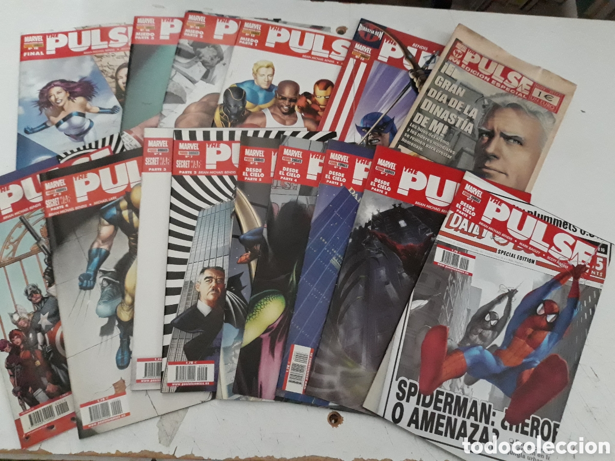C&oacute;mics: THE PULSE N&ordm; 1 AL 16 (FALTA EL 6) - BENDIS - PANINI