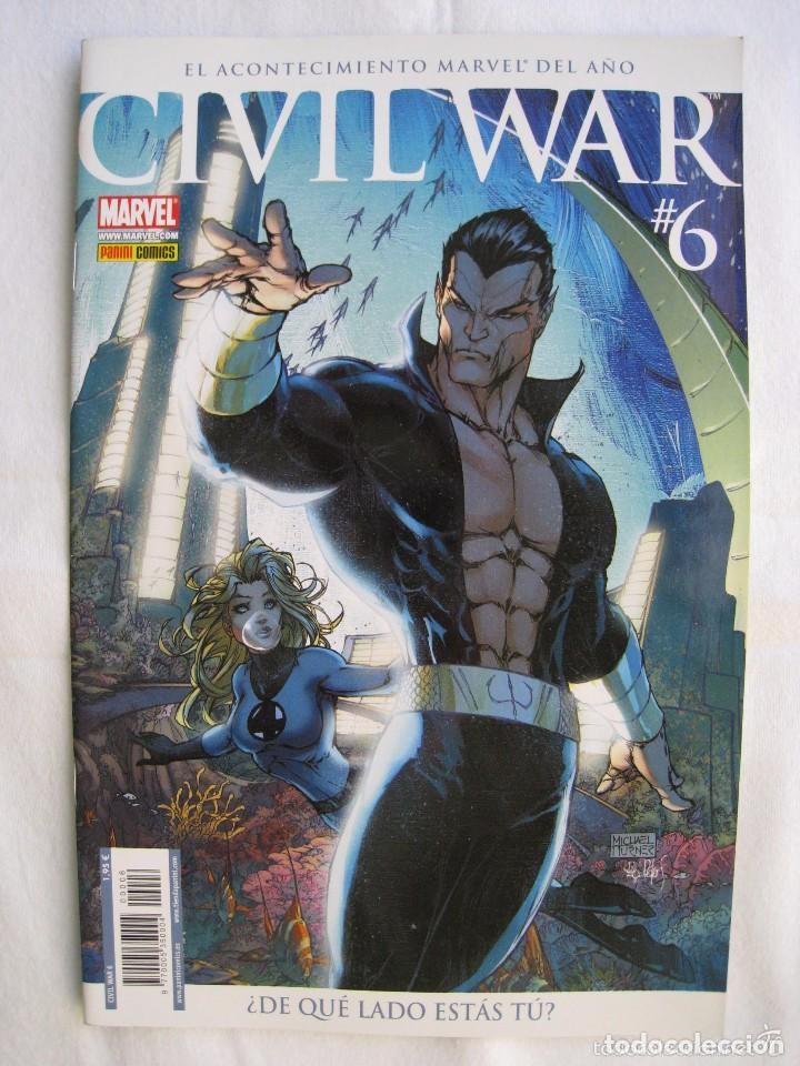 C&oacute;mics: CIVIL WAR N&ordm; 6 - PANINI - Foto 1