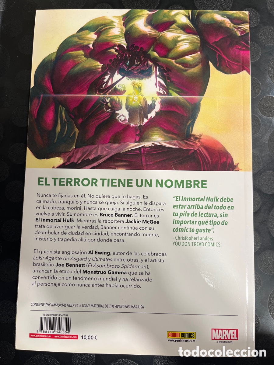 C&oacute;mics: INMORTAL HULK N.1 O ES AMBOS MARVEL PREMIERE ( 2020/&hellip; ) - Foto 2