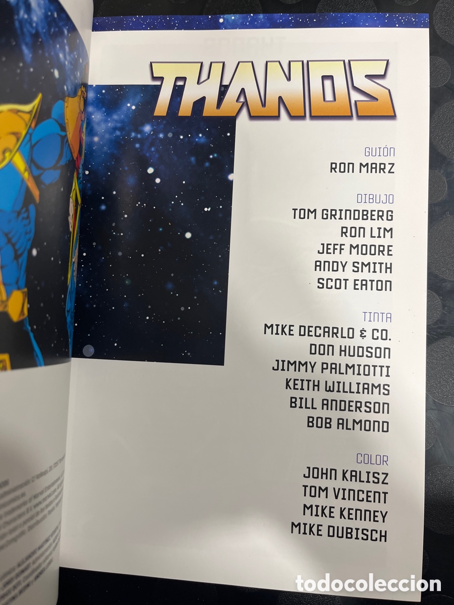 C&oacute;mics: THANOS VOL.2 N.1 PODERES C&Oacute;SMICOS MARVEL HC ( 2019 ) - Foto 3
