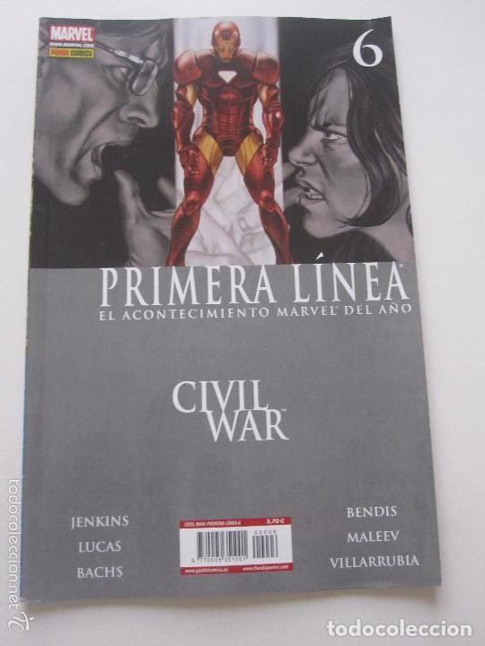 C&oacute;mics: CIVIL WAR PRIMERA L&Iacute;NEA N&ordm; 6 - PANINI - Foto 1