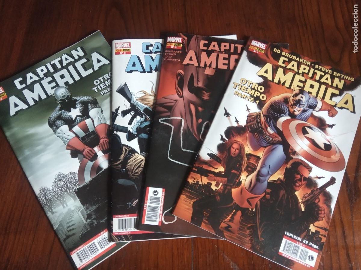 C&oacute;mics: MARVEL COMICS.CAPITAN AMERICA , 2005 , num. 1 al 4 , Otro tiempo. - Foto 1
