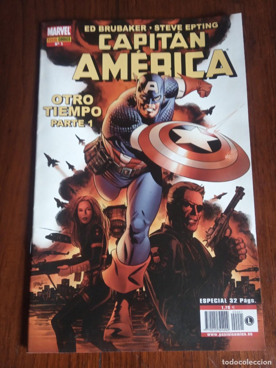 C&oacute;mics: MARVEL COMICS.CAPITAN AMERICA , 2005 , num. 1 al 4 , Otro tiempo. - Foto 2