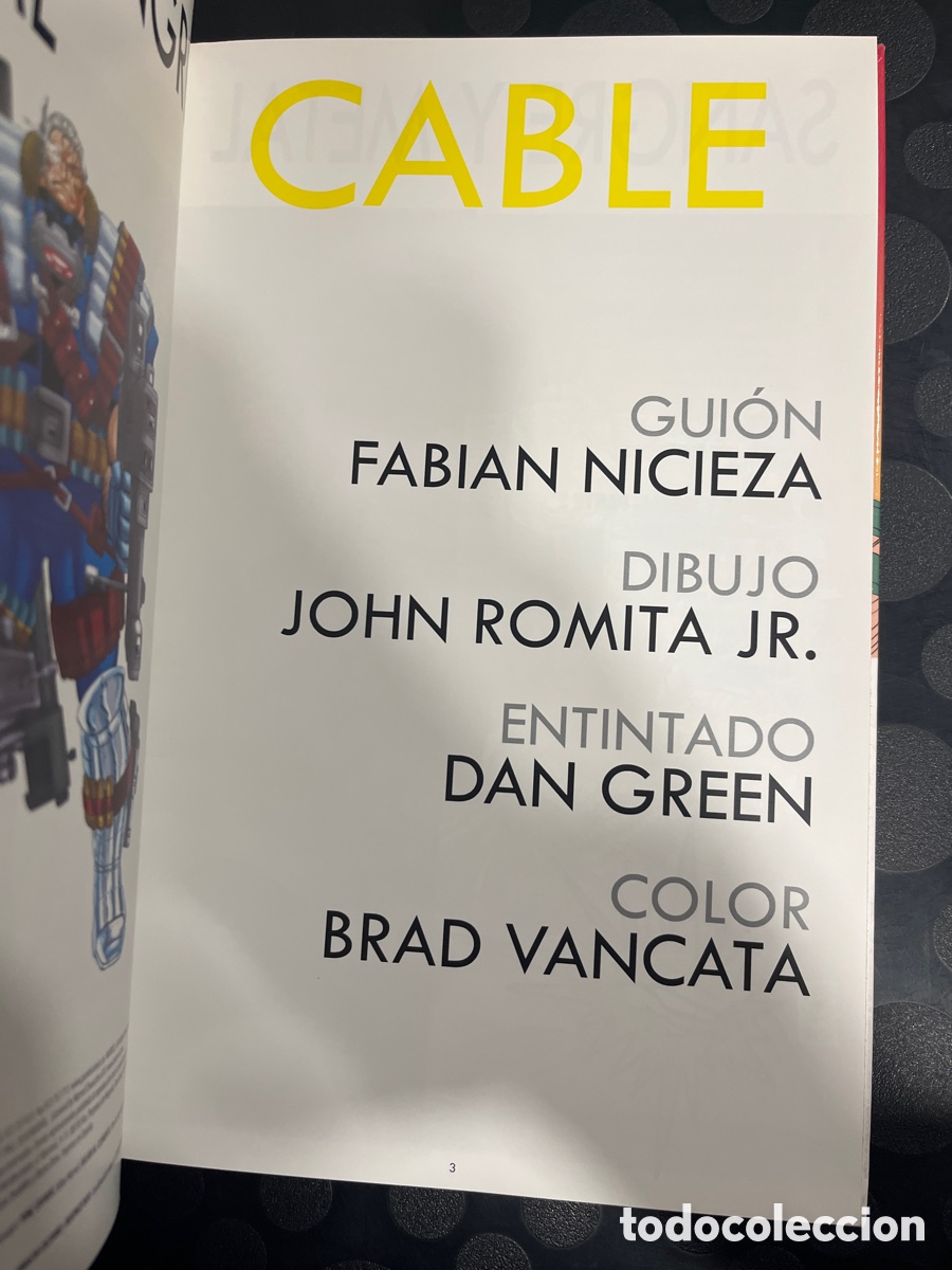 C&oacute;mics: CABLE : SANGRE Y METAL COLECCI&Oacute;N 100% MARVEL HC ( 2018 ) - Foto 3