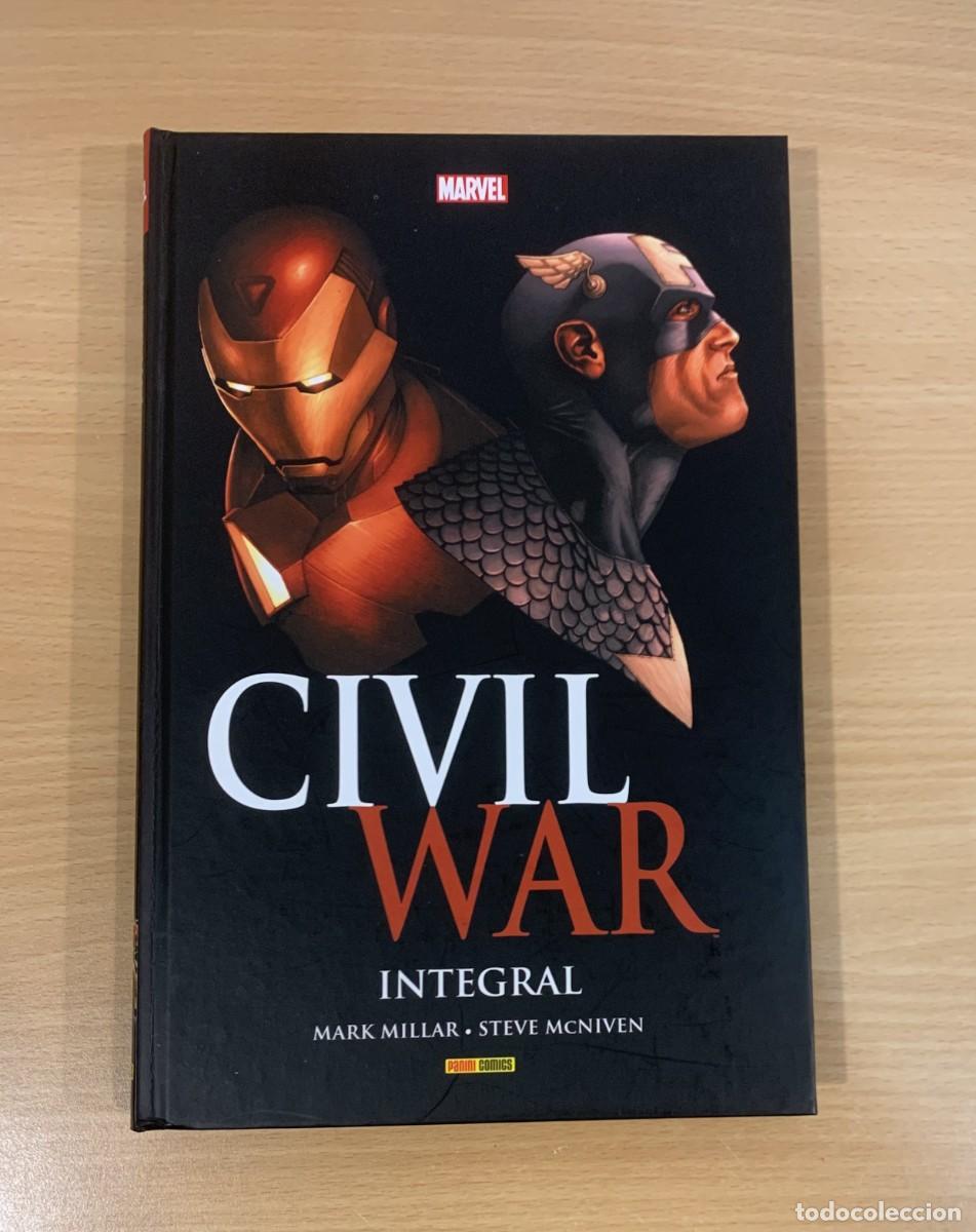 C&oacute;mics: LIBRO C&Oacute;MIC MARVEL - CIVIL WAR INTEGRAL (2008). PANINI COMICS - Foto 1