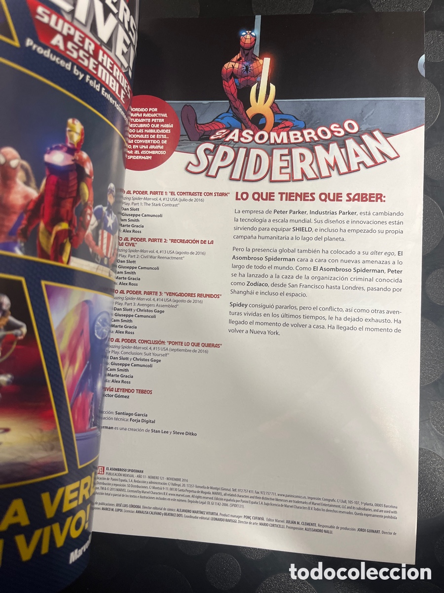 C&oacute;mics: ASOMBROSO SPIDERMAN VOL.7 N.121 ASALTO AL PODER ( 2006/... ) - Foto 3