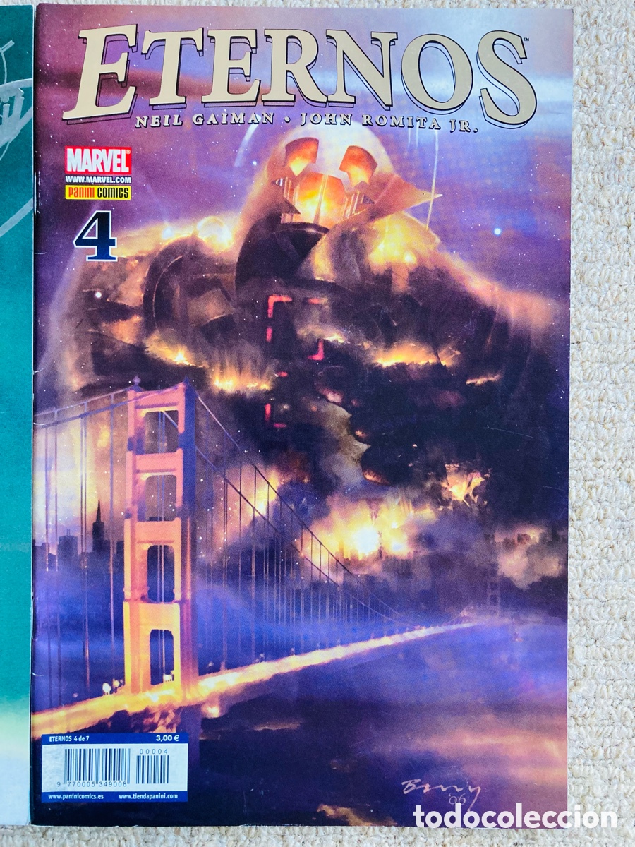 C&oacute;mics: Eternos 4 2007 Gaiman y Romita - Foto 1