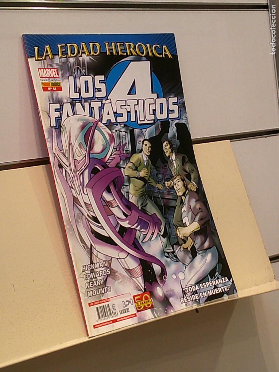 C&oacute;mics: LA EDAD HEROICA LOS 4 FANTASTICOS N&ordm; 41 MARVEL - PANINI COMICS - Foto 1