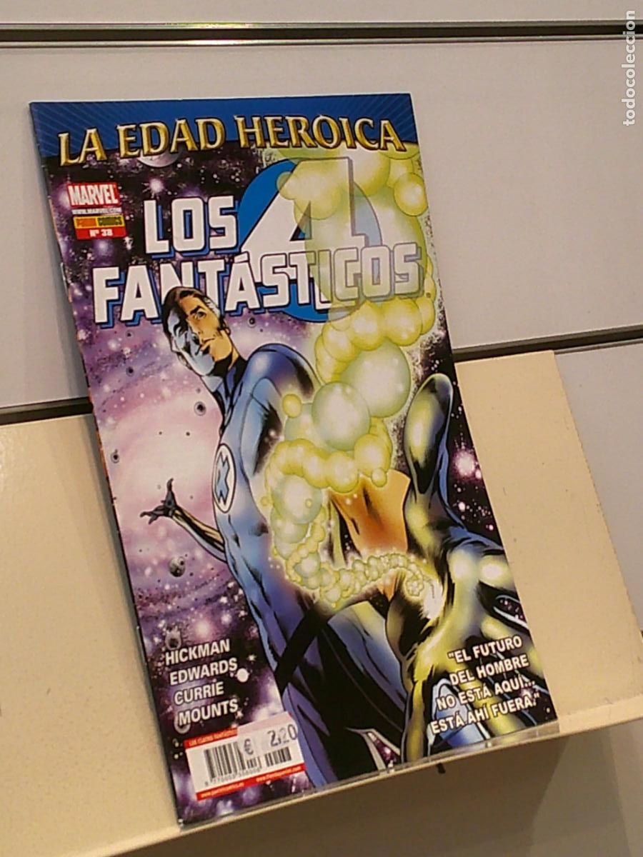 C&oacute;mics: LA EDAD HEROICA LOS 4 FANTASTICOS N&ordm; 38 MARVEL - PANINI COMICS - Foto 1