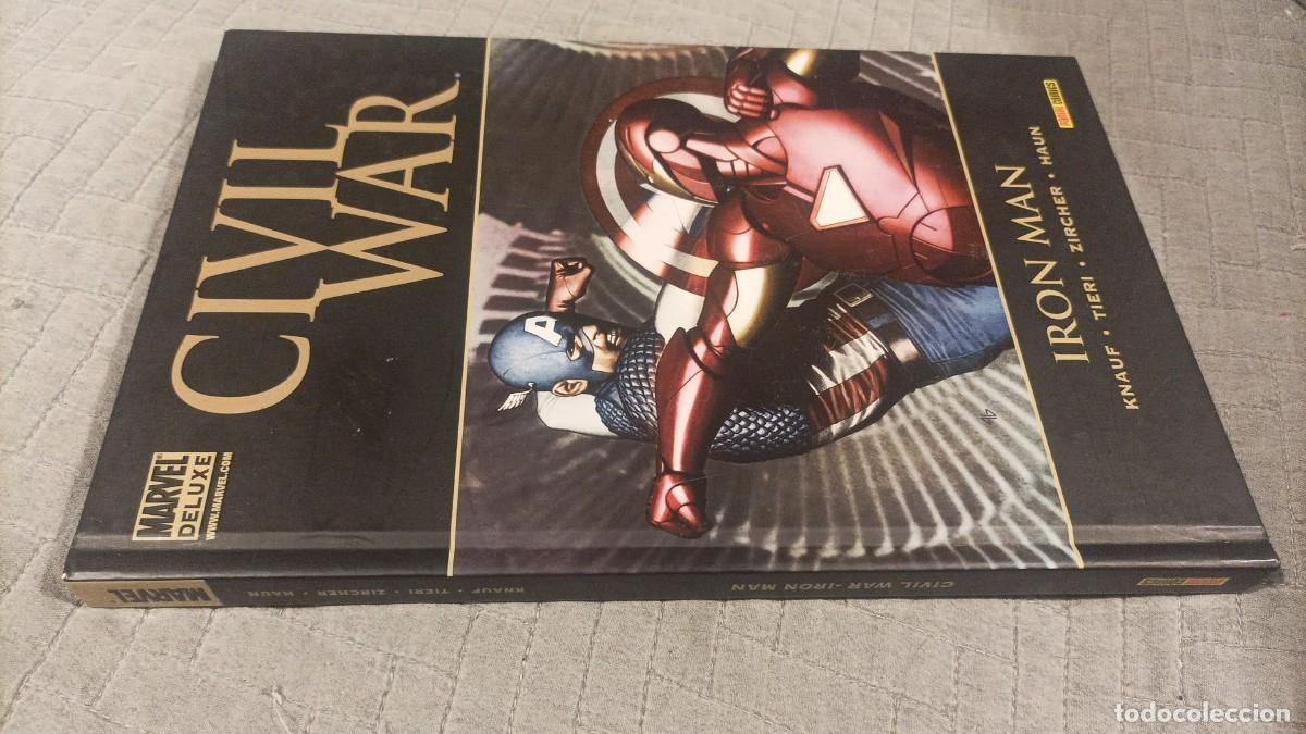 C&oacute;mics: Civil War: Iron Man - Marvel Deluxe - Panini - Foto 3