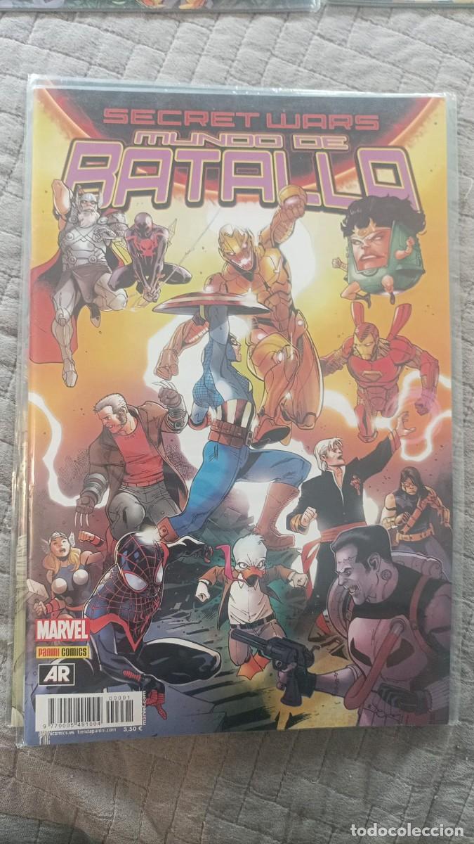 C&oacute;mics: Mundo de Batalla del 1 al 4- Secret Wars -Marvel Comics- Panini 2015 - Foto 2