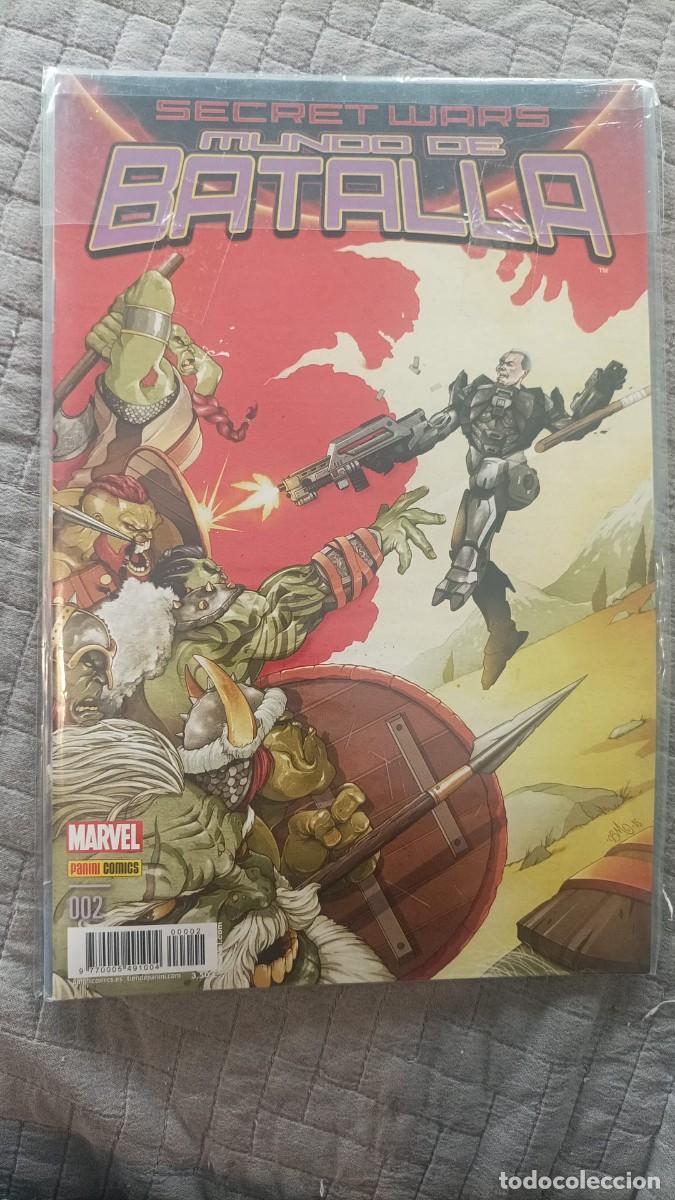 C&oacute;mics: Mundo de Batalla del 1 al 4- Secret Wars -Marvel Comics- Panini 2015 - Foto 3