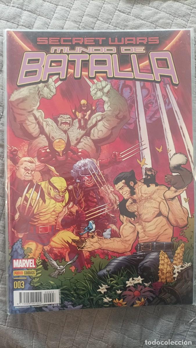 C&oacute;mics: Mundo de Batalla del 1 al 4- Secret Wars -Marvel Comics- Panini 2015 - Foto 4