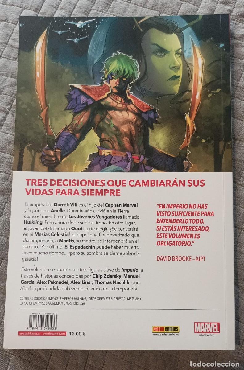 C&oacute;mics: Se&ntilde;ores de Imperio - Imperio -Marvel Comics- Panini 2020 - Foto 2