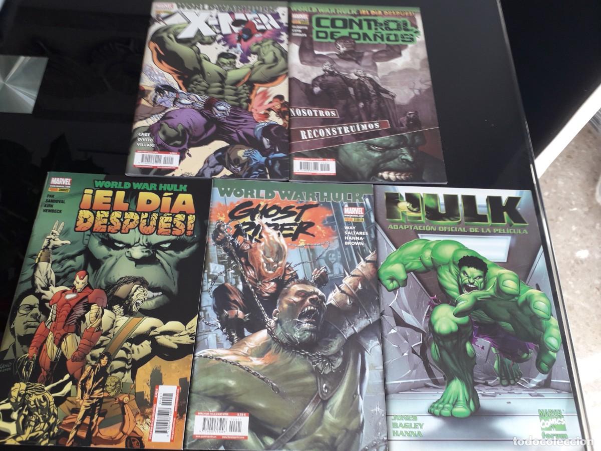 C&oacute;mics: WORLD WAR HULK 5 ESPECIALES A&Ntilde;O 2008 PANINI - Foto 1