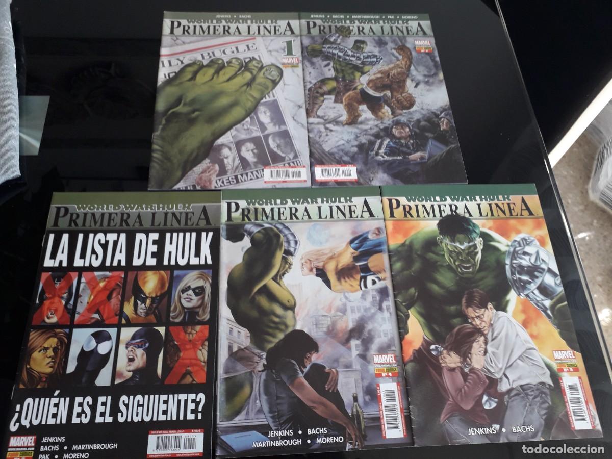C&oacute;mics: WORLD WAR HULK 5 COMICS COMPLETA A&Ntilde;O 2008 PANINI - Foto 1