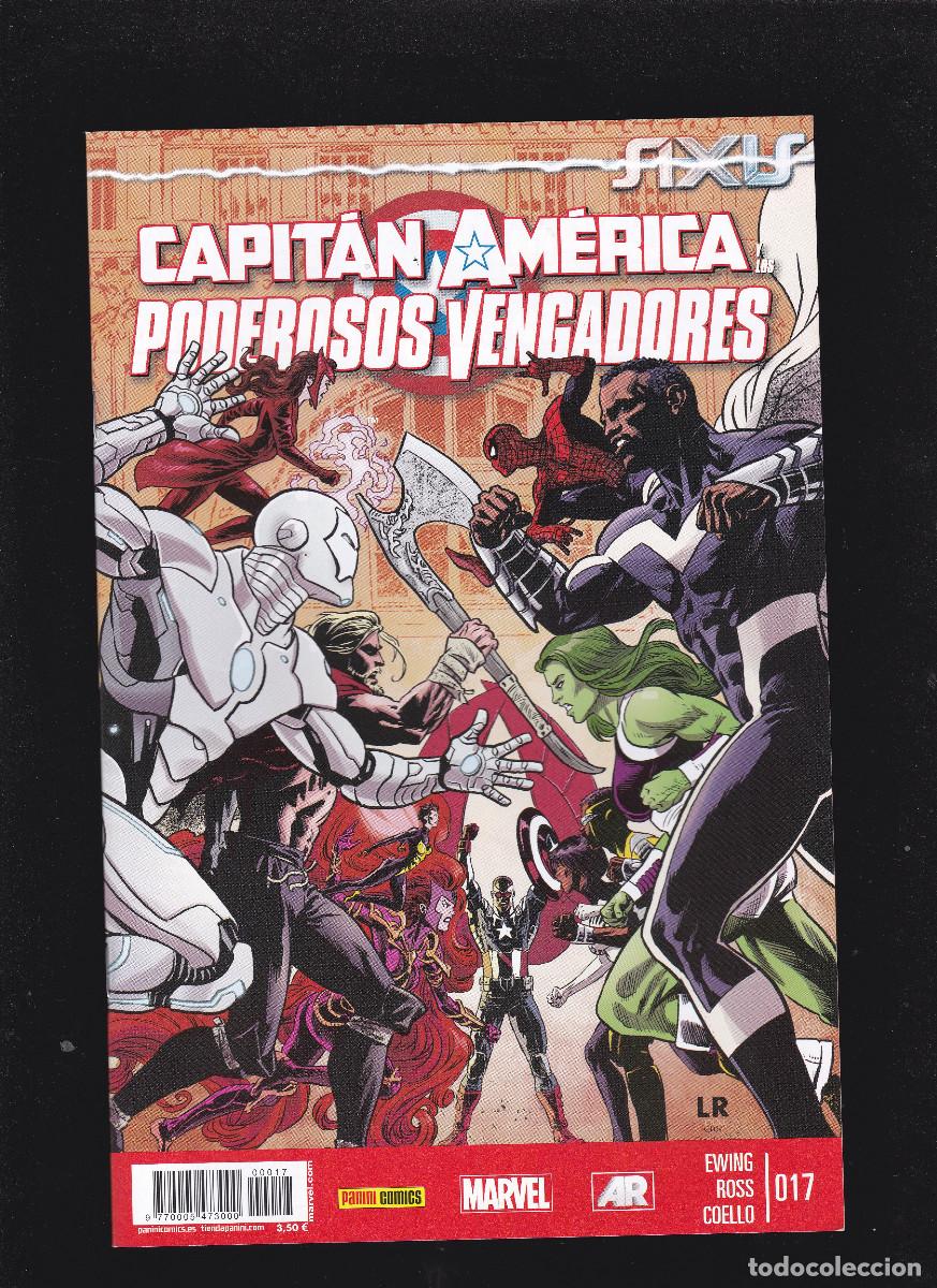 C&oacute;mics: CAPIT&Aacute;N AM&Eacute;RICA Y LOS PODEROSOS VENGADORES - N&ordm; 17 017 - Axis - PANINI - Foto 1