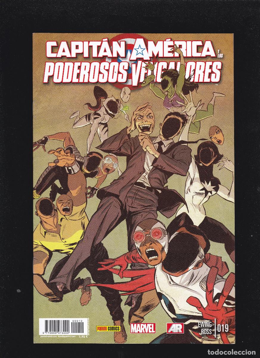 C&oacute;mics: CAPIT&Aacute;N AM&Eacute;RICA Y LOS PODEROSOS VENGADORES - N&ordm; 19 019 - Fuera de continuidad - PANINI - Foto 1