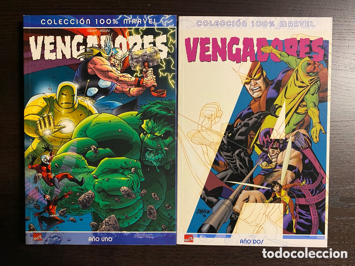 C&oacute;mics: Vengadores: A&ntilde;o uno y dos. 100% Marvel - Foto 1