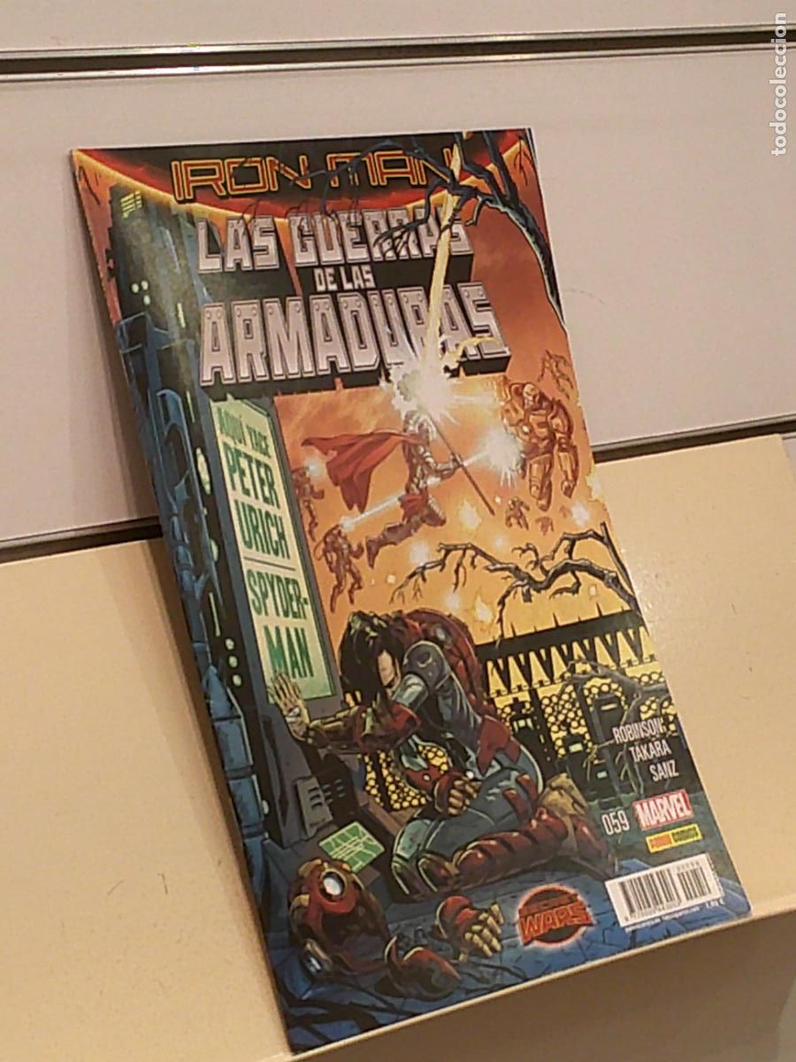 C&oacute;mics: IRON MAN VOL. 2 N&ordm; 59 LAS GUERRAS DE LAS ARMADURAS MARVEL - PANINI - Foto 1