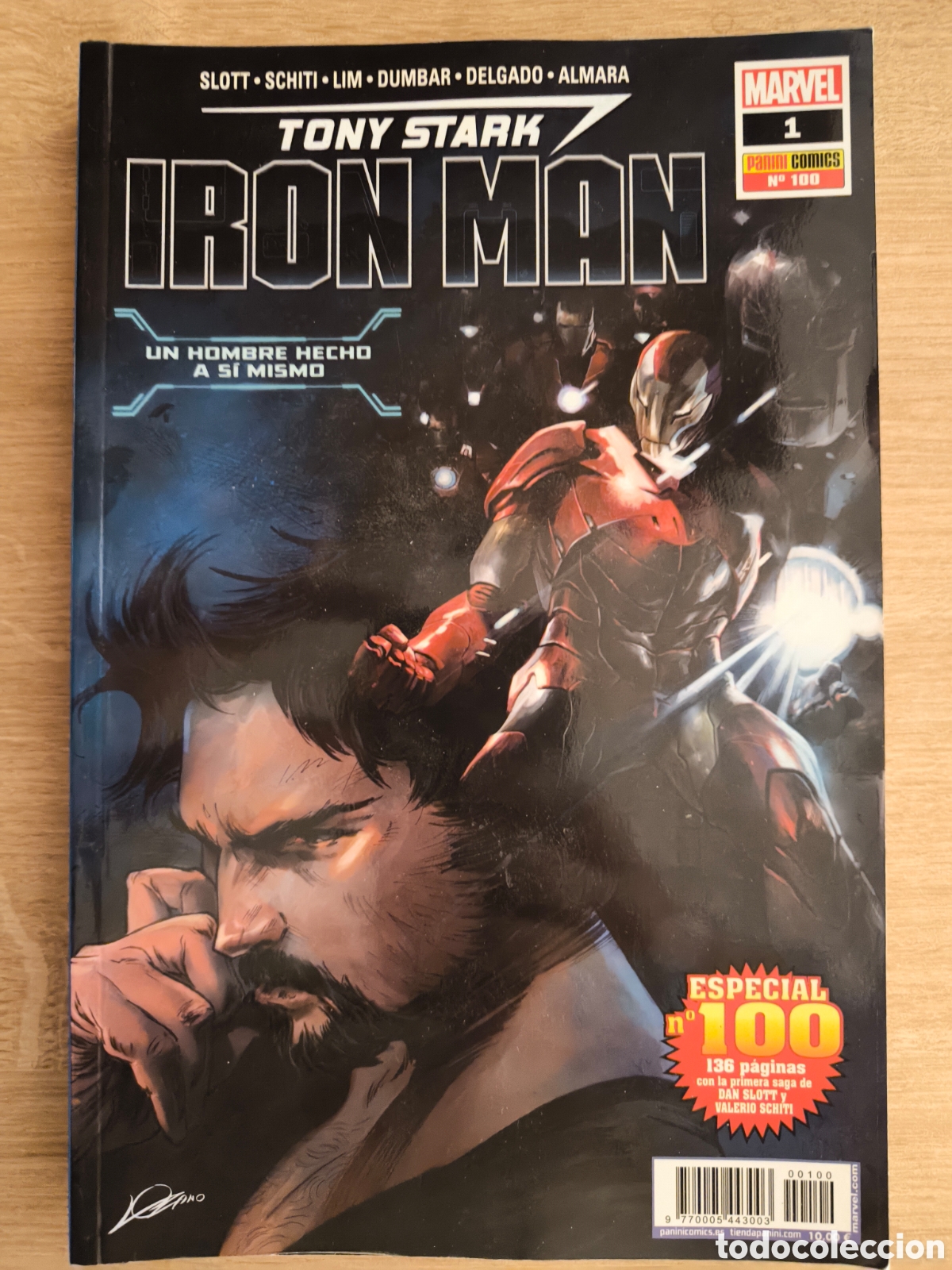 C&oacute;mics: Tony Stark Iron Man. Slott. 1 a 8. Grapa - Foto 1