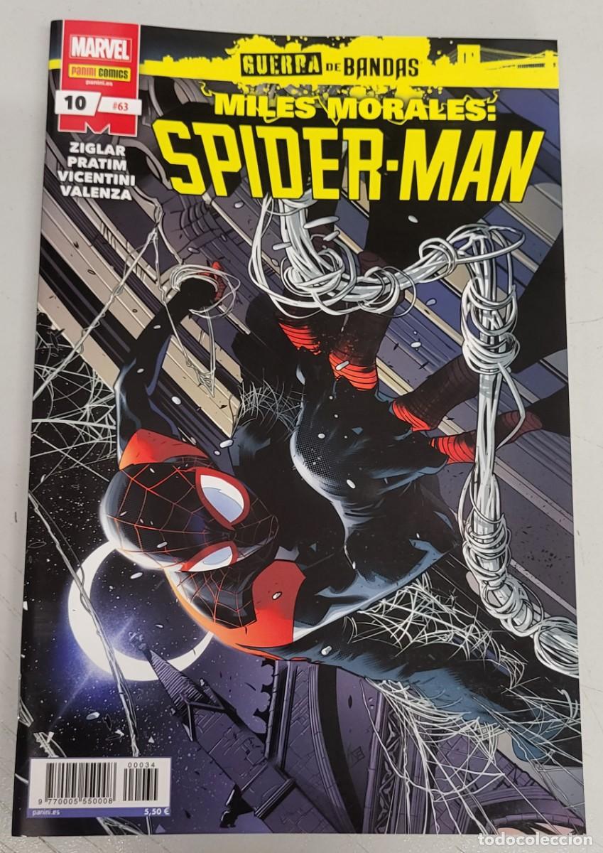 Fumetti: MILES MORALES SPIDER-MAN Nº 10 / 63 : GUERRA DE BANDAS / MARVEL - PANINI