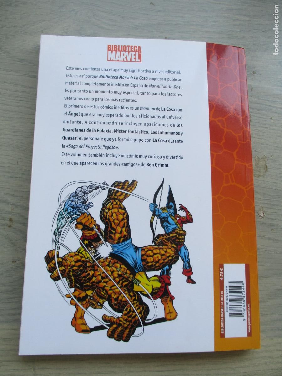 C&oacute;mics: BIBLIOTECA MARVEL, N&ordm;. 10- LA COSA, MARVEL TWO-IN-ONE-PANINI - Foto 3