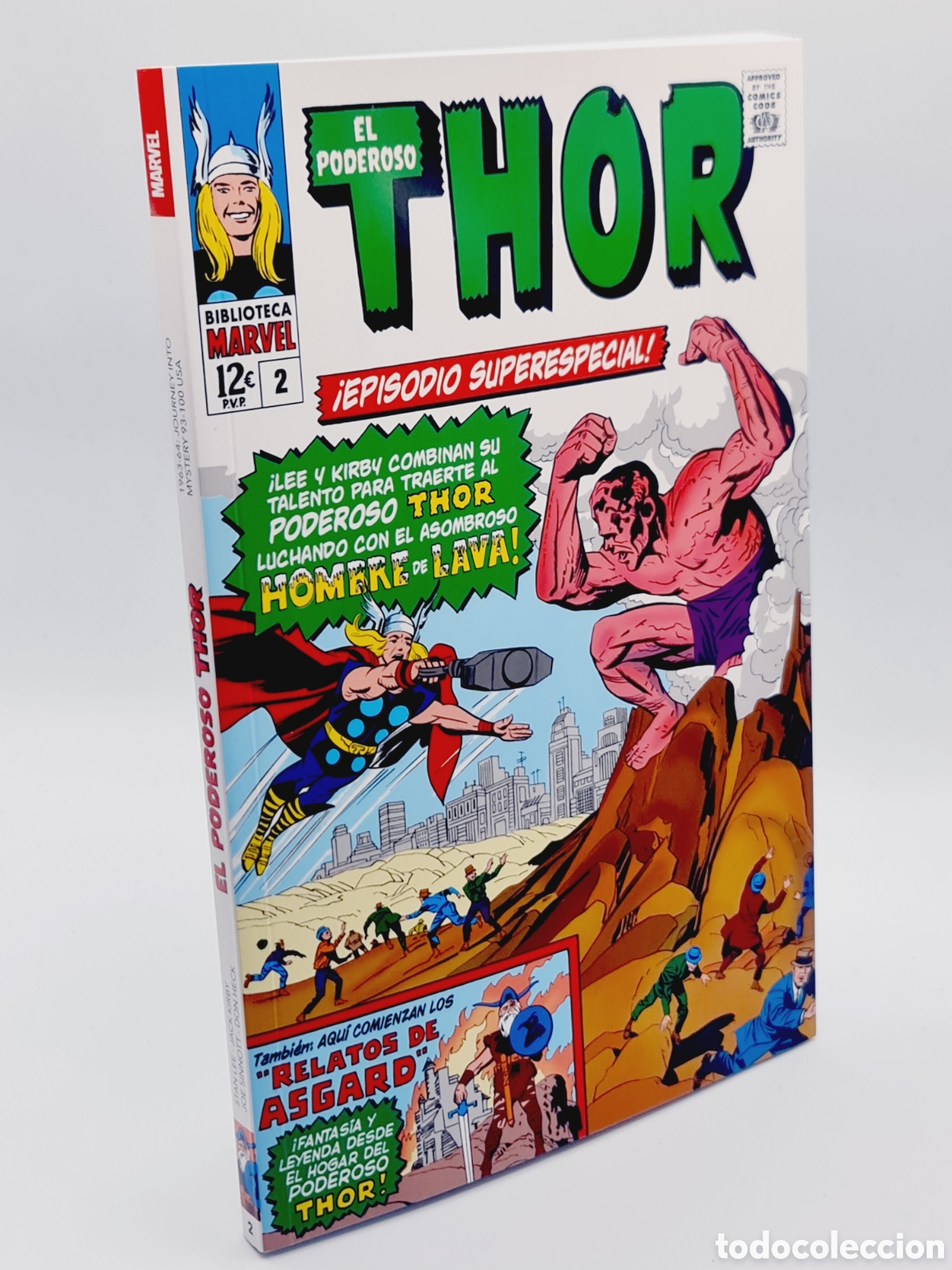 C&oacute;mics: DE KIOSCO EL PODEROSO THOR 2 BIBLIOTECA MARVEL AUTHORITY PANINI TAPA BLANDA - Foto 1