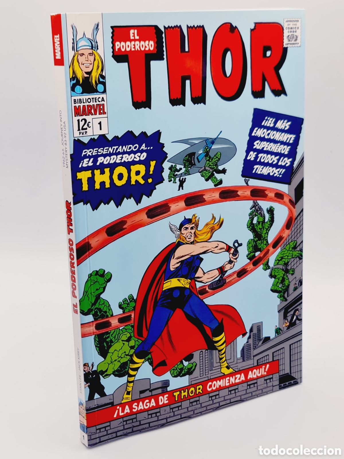 C&oacute;mics: DE KIOSCO EL PODEROSO THOR 1 BIBLIOTECA MARVEL AUTHORITY PANINI TAPA BLANDA - Foto 1