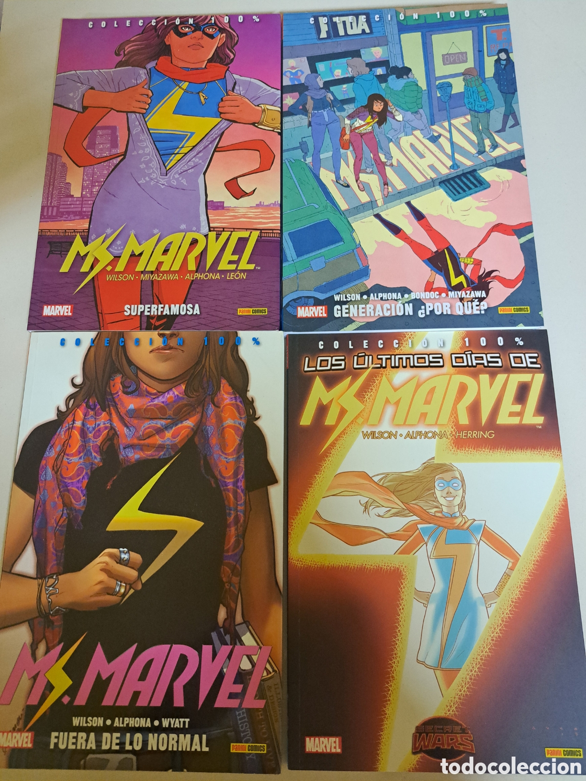 C&oacute;mics: Ms marvel tomos 1 al 4 dif&iacute;ciles como nuevos - Foto 1