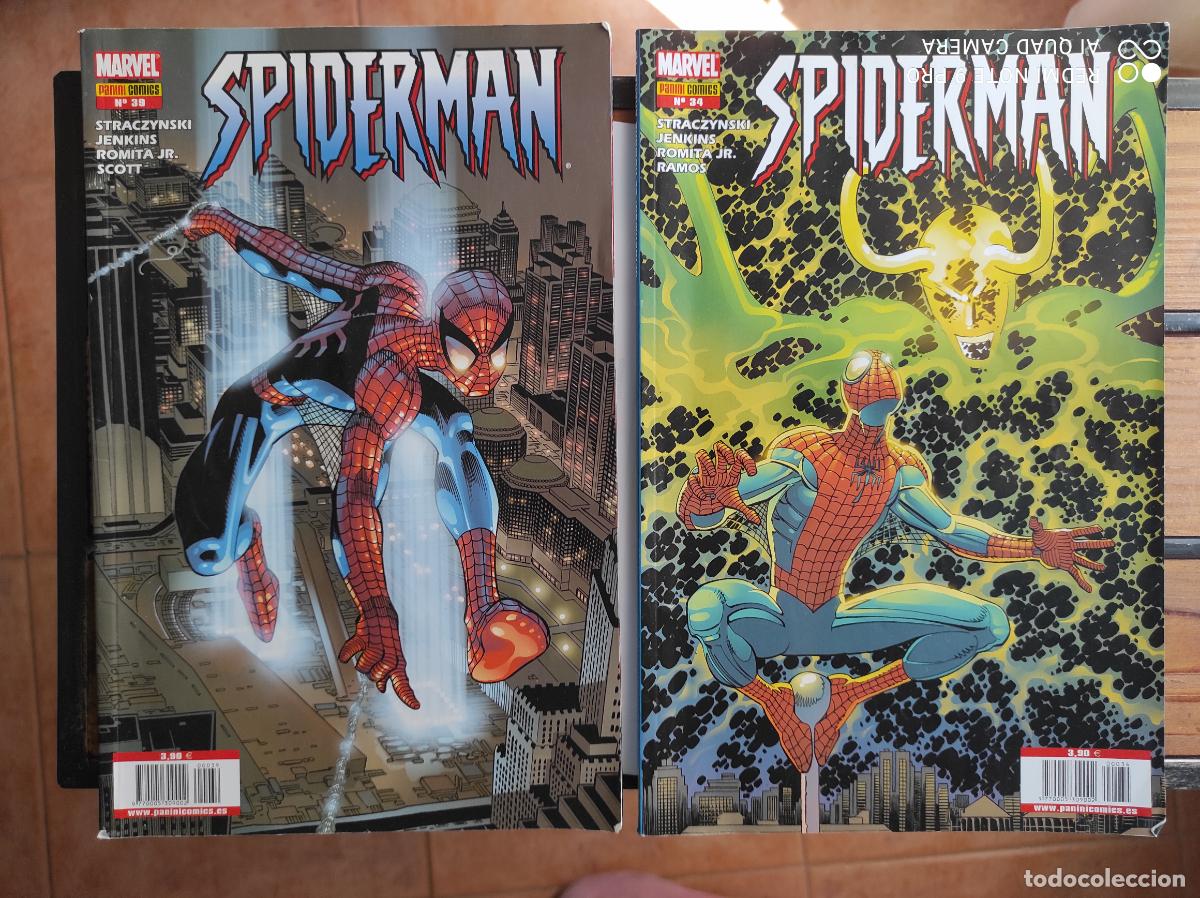 C&oacute;mics: LOTE 2 COMIC MARVEL SPIDERMAN NUM 34 Y 39 - 2004 - Foto 1