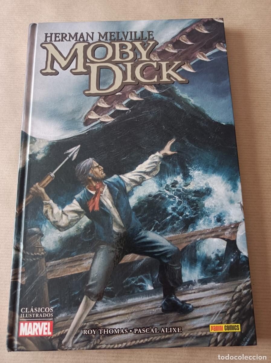 C&oacute;mics: MOBY DICK COLECCI&Oacute;N CL&Aacute;SICOS ILUSTRADOS MARVEL PANINI - Foto 1