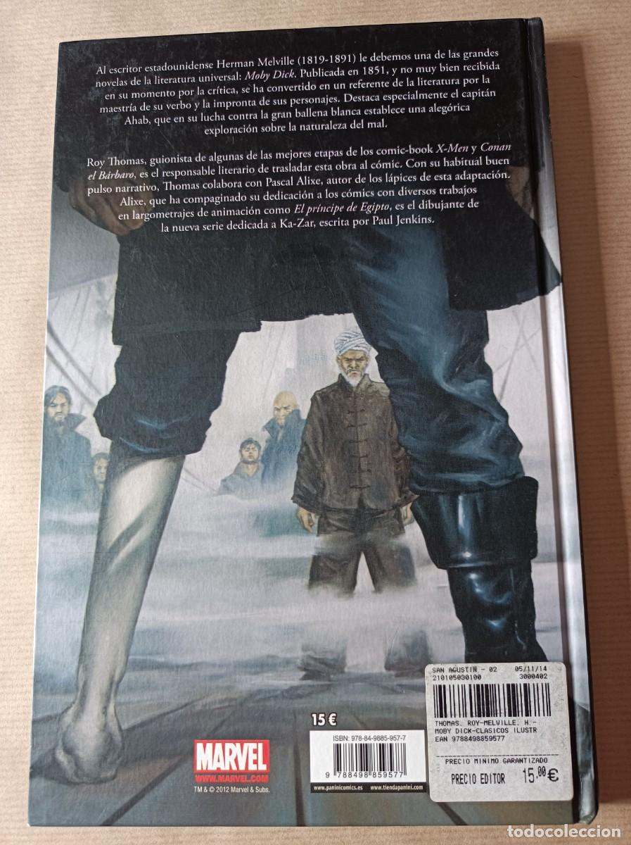 C&oacute;mics: MOBY DICK COLECCI&Oacute;N CL&Aacute;SICOS ILUSTRADOS MARVEL PANINI - Foto 21