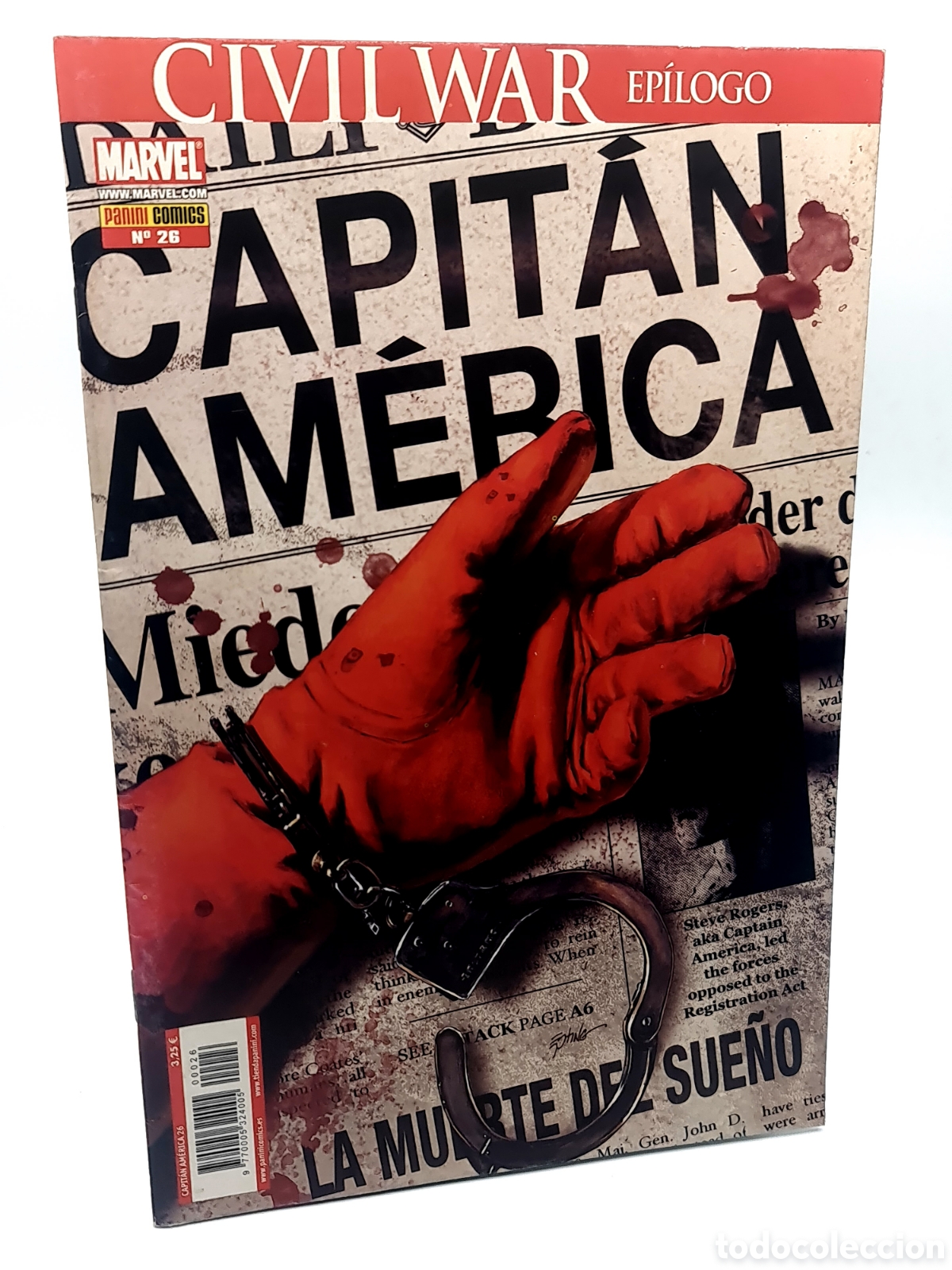 C&oacute;mics: EXCELENTE ESTADO CAPITAN AMERICA 26 PANINI COMICS GRAPA - Foto 1