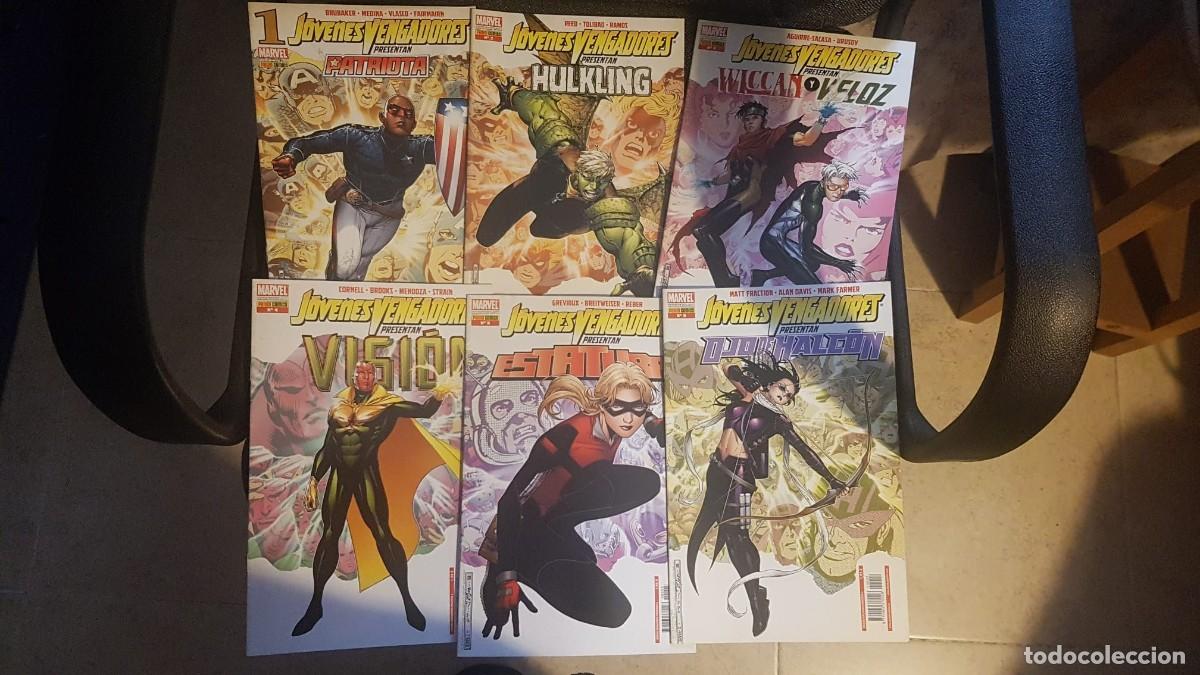 C&oacute;mics: JOVENES VENGADORES: PRESENTA (OBRA COMPLETA 6 N&Uacute;MEROS) - PANINI - Foto 1