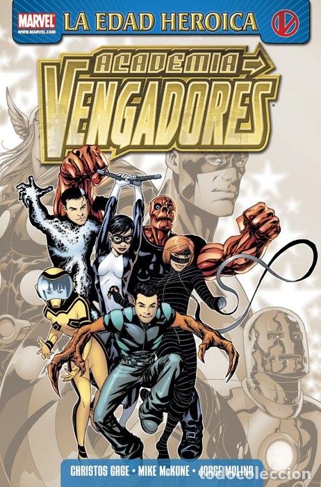 C&oacute;mics: ACADEMIA VENGADORES. LA EDAD HEROICA. PANINI. - Foto 1