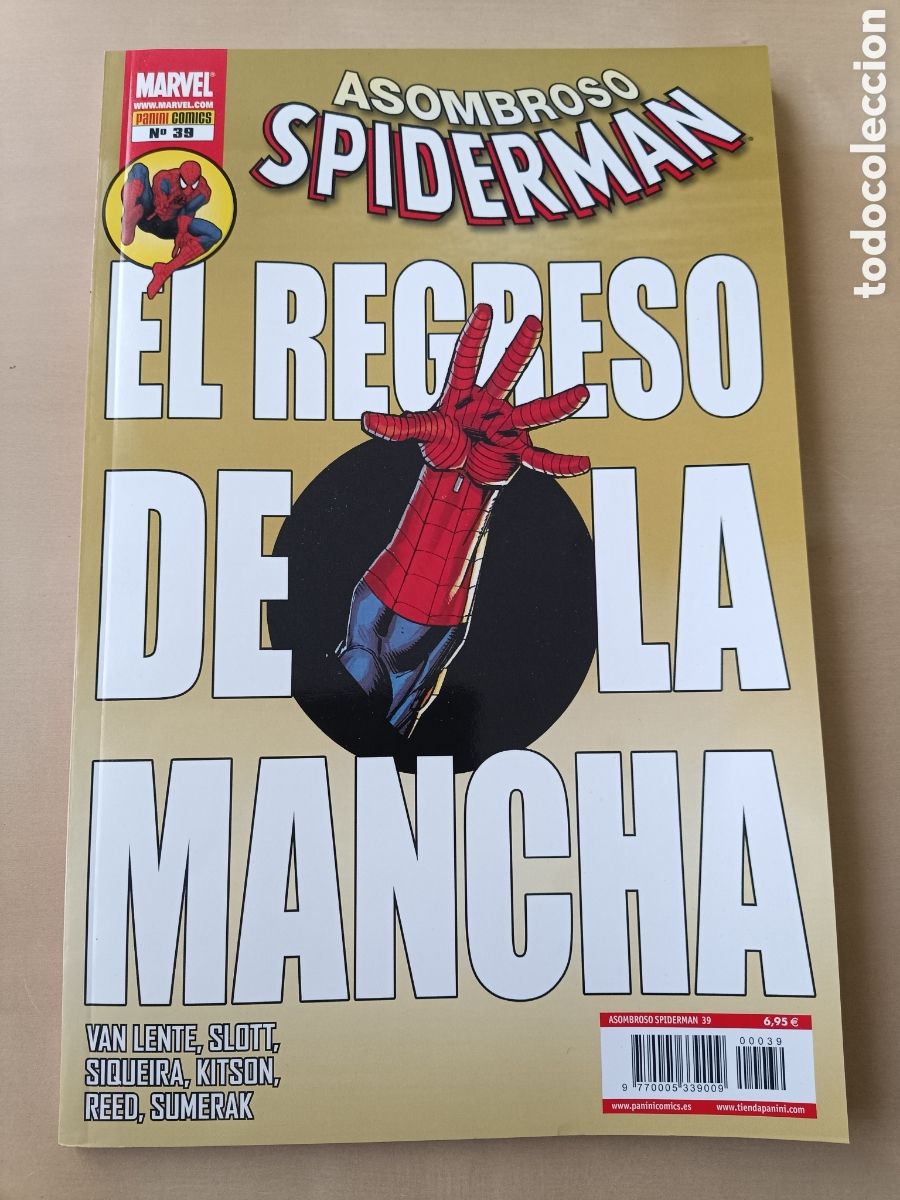 C&oacute;mics: COMIC ASOMBROSO SPIDERMAN N&deg; 39 EL REGRESO DE LA MANCHA PANINI C&Oacute;MICS MARVEL c1 - Foto 1