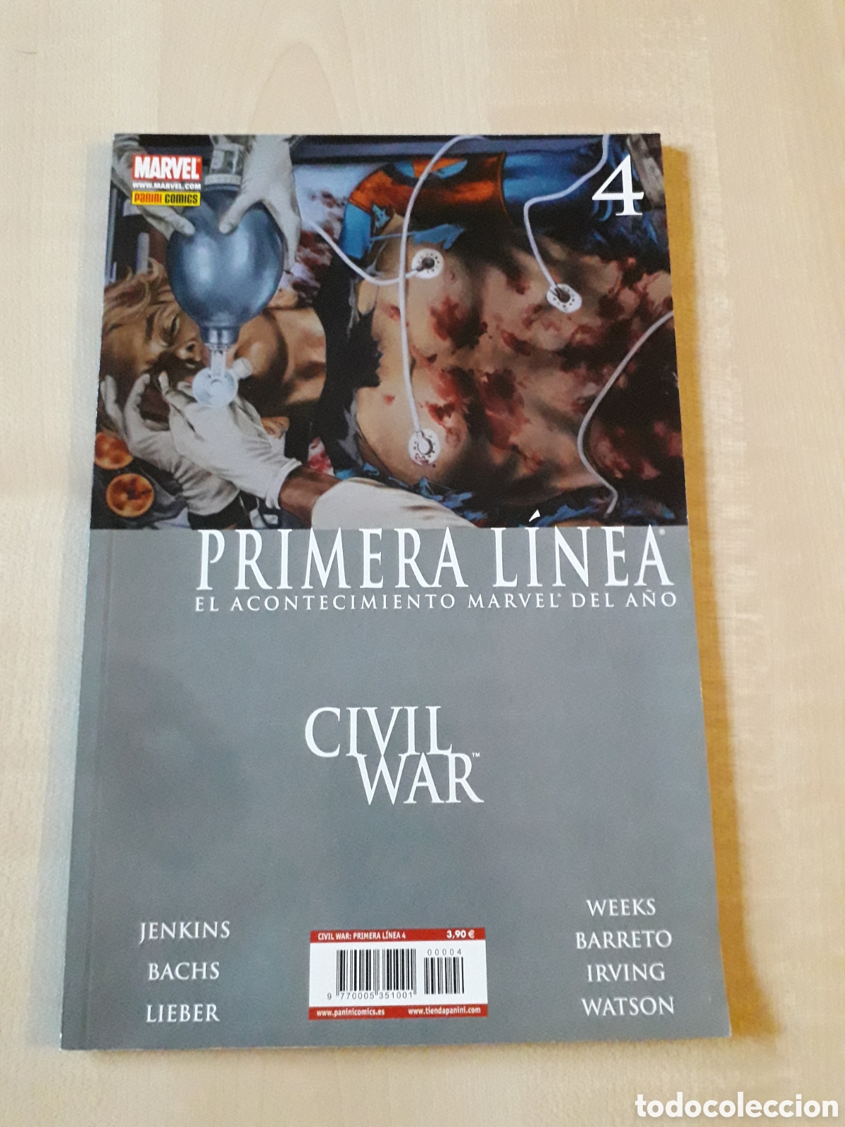 C&oacute;mics: Primera L&iacute;nea. Civil war. Num 4 - Foto 1