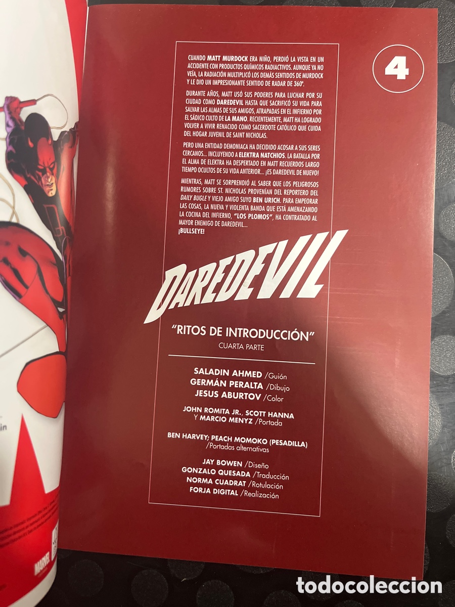 C&oacute;mics: DAREDEVIL N.51 / 4 RITOS DE INTRODUCCI&Oacute;N ( 2019/&hellip; ) - Foto 3