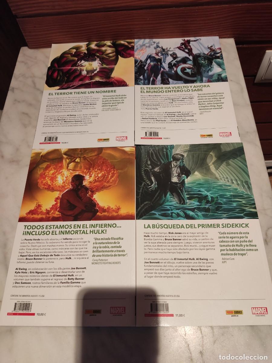 C&oacute;mics: El inmortal Hulk tomos 1, 2, 3 y 4 de Al Edwin y Joe bennett Panini c&oacute;mics - Foto 2