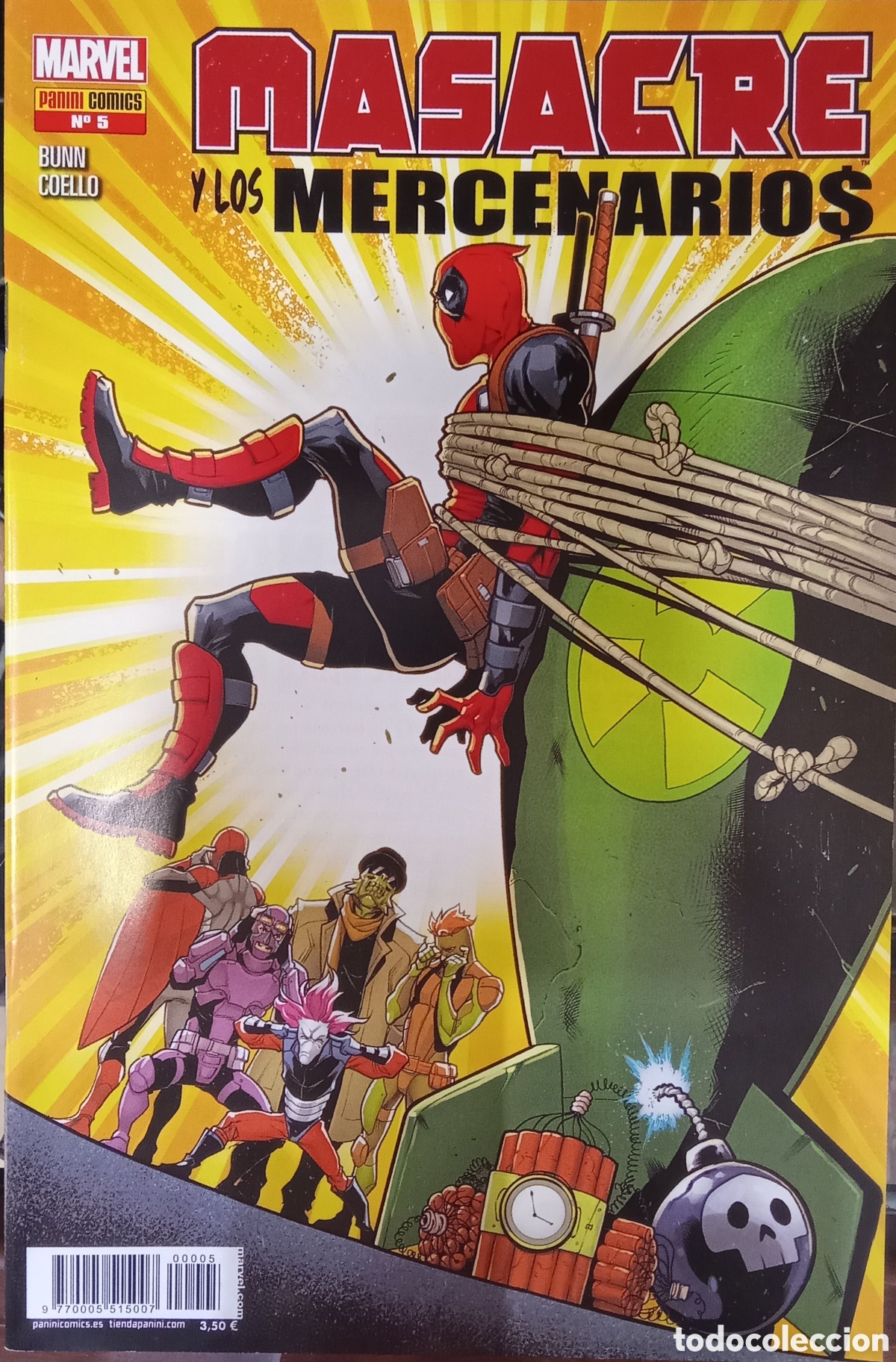 C&oacute;mics: MASACRE Y LOS MERCENARIOS N&ordm; 5 - PANINI - Foto 1
