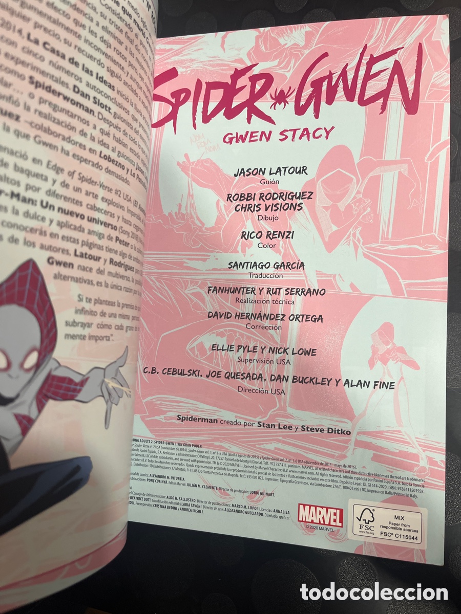 C&oacute;mics: MARVEL YOUNG ADULTS N.2 SPIDER GWEN N.1 UN GRAN PODER ( 2020/&hellip; ) - Foto 3