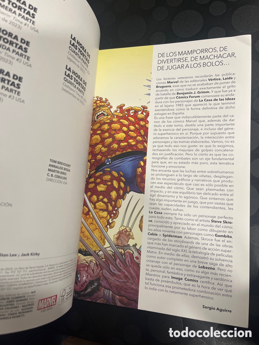 C&oacute;mics: LA COSA : LA HORA DE LAS TORTAS ( 2023 ) - Foto 3