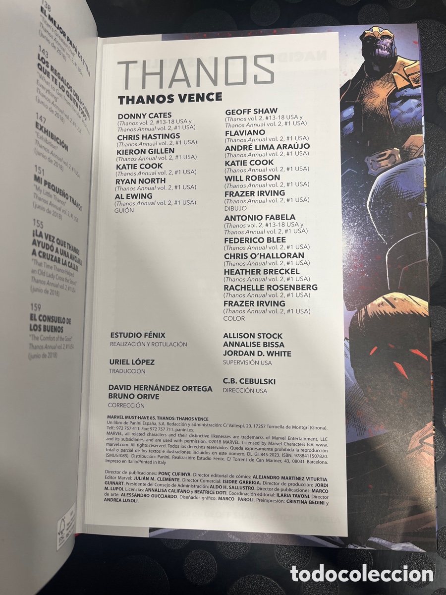 C&oacute;mics: MARVEL MUST HAVE N.89 THANOS : THANOS VENCE ( 2020/&hellip; ) - Foto 3
