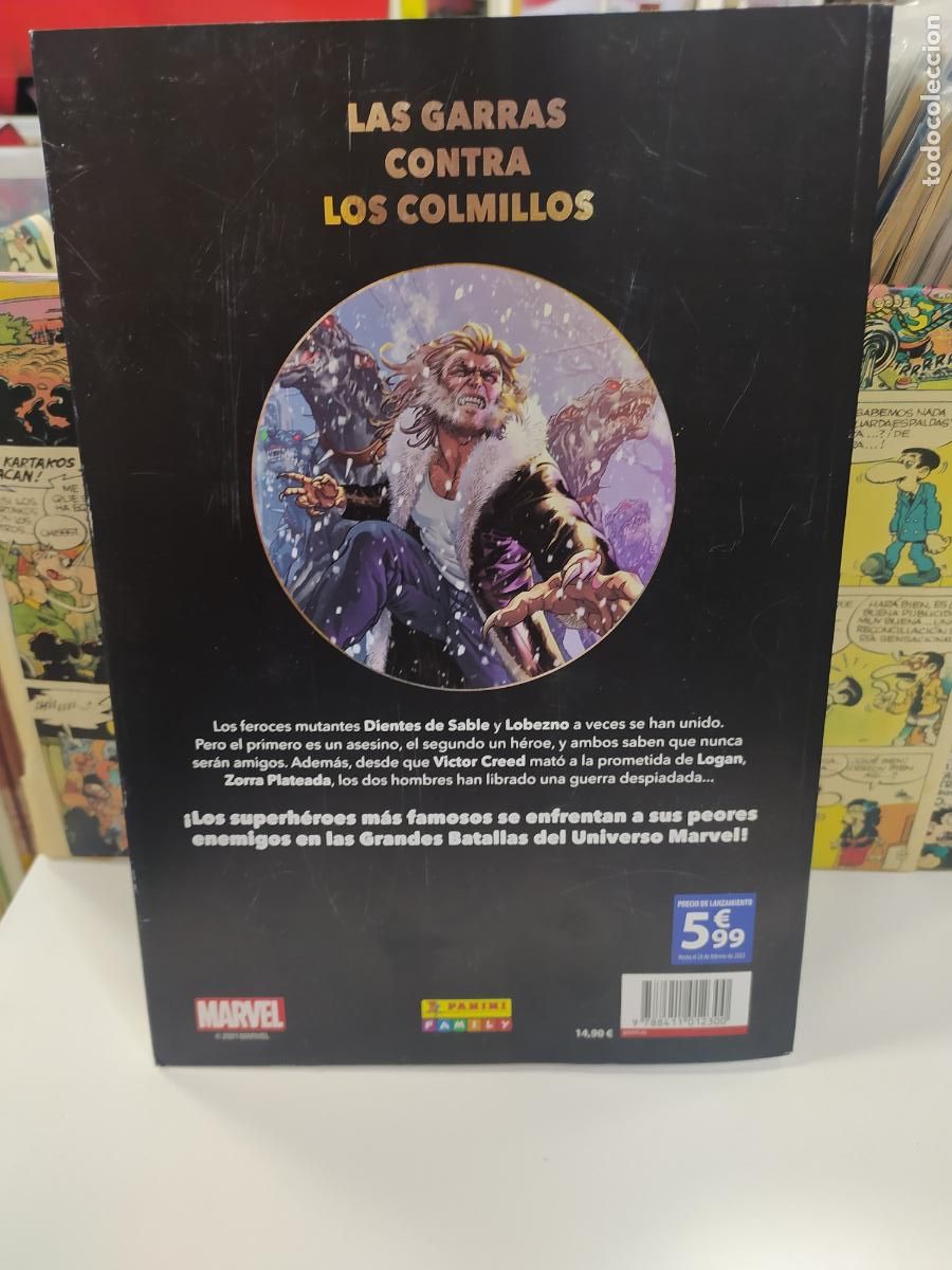 C&oacute;mics: Lobezno VS. Dientes de Sable panini - Foto 2