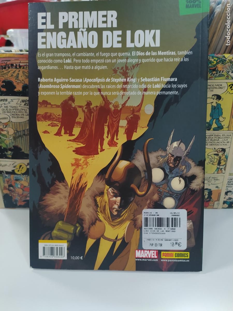 C&oacute;mics: LOKI DIOS DE LAS MENTIRAS. COLECCION 100%. PANINI 2011 - Foto 2
