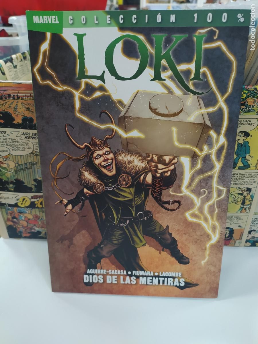 C&oacute;mics: LOKI DIOS DE LAS MENTIRAS. COLECCION 100%. PANINI 2011 - Foto 1