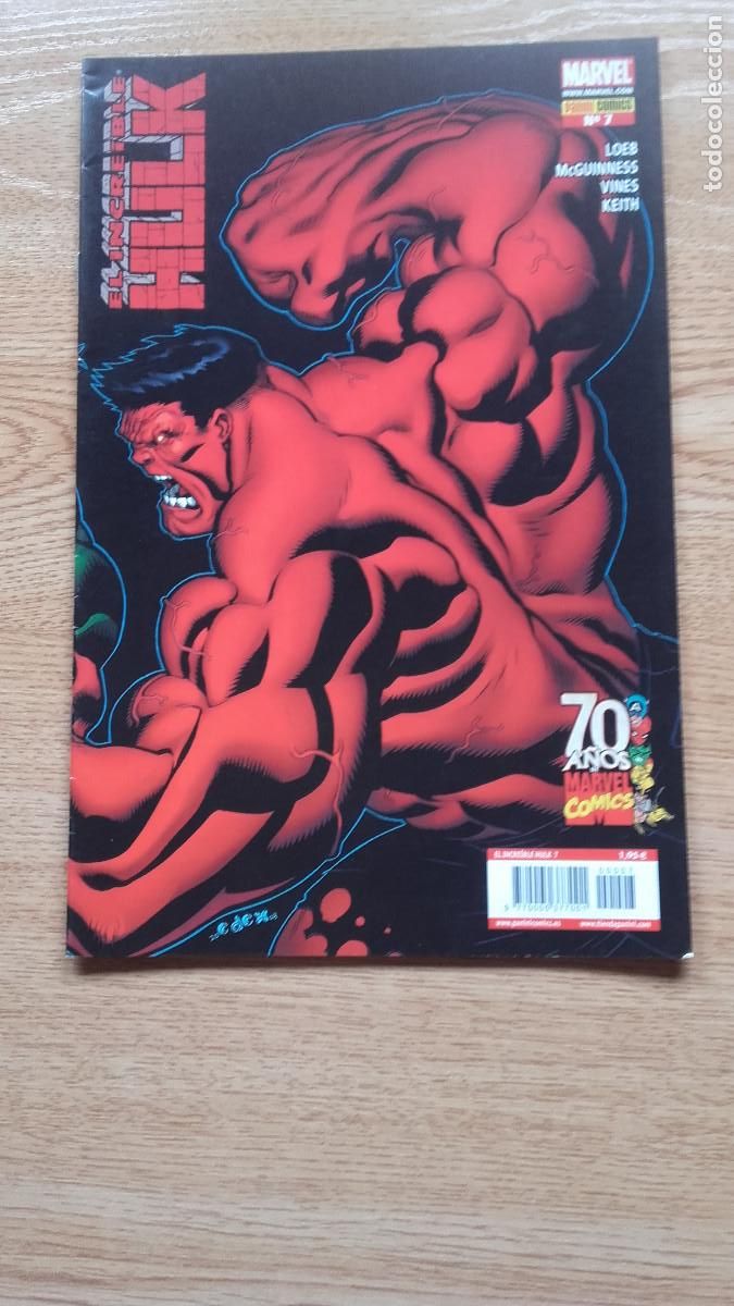 C&oacute;mics: EL INCRE&Iacute;BLE HULK - VOL.1 - N&ordm; 7 - Sangre roja - PANINI - Foto 1